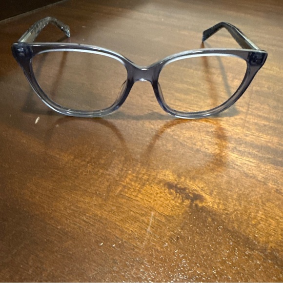 Marc Jacobs Eyeglasses, Frames Only, Marc 430 PJP 140 Plastic Clear Blue Sparkle - Picture 2 of 9